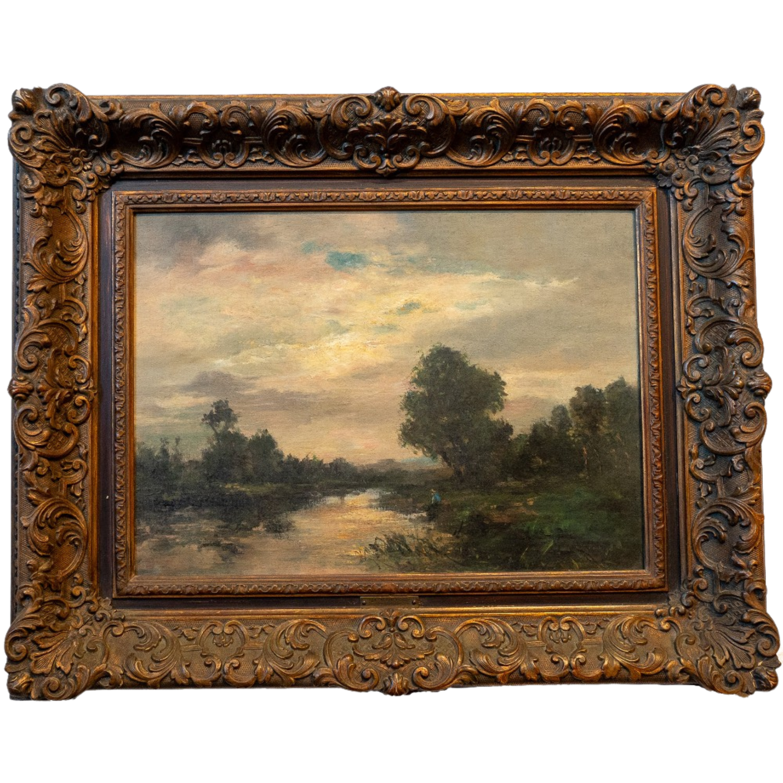 Painting, oil on canvas, Charles-François Daubigny
