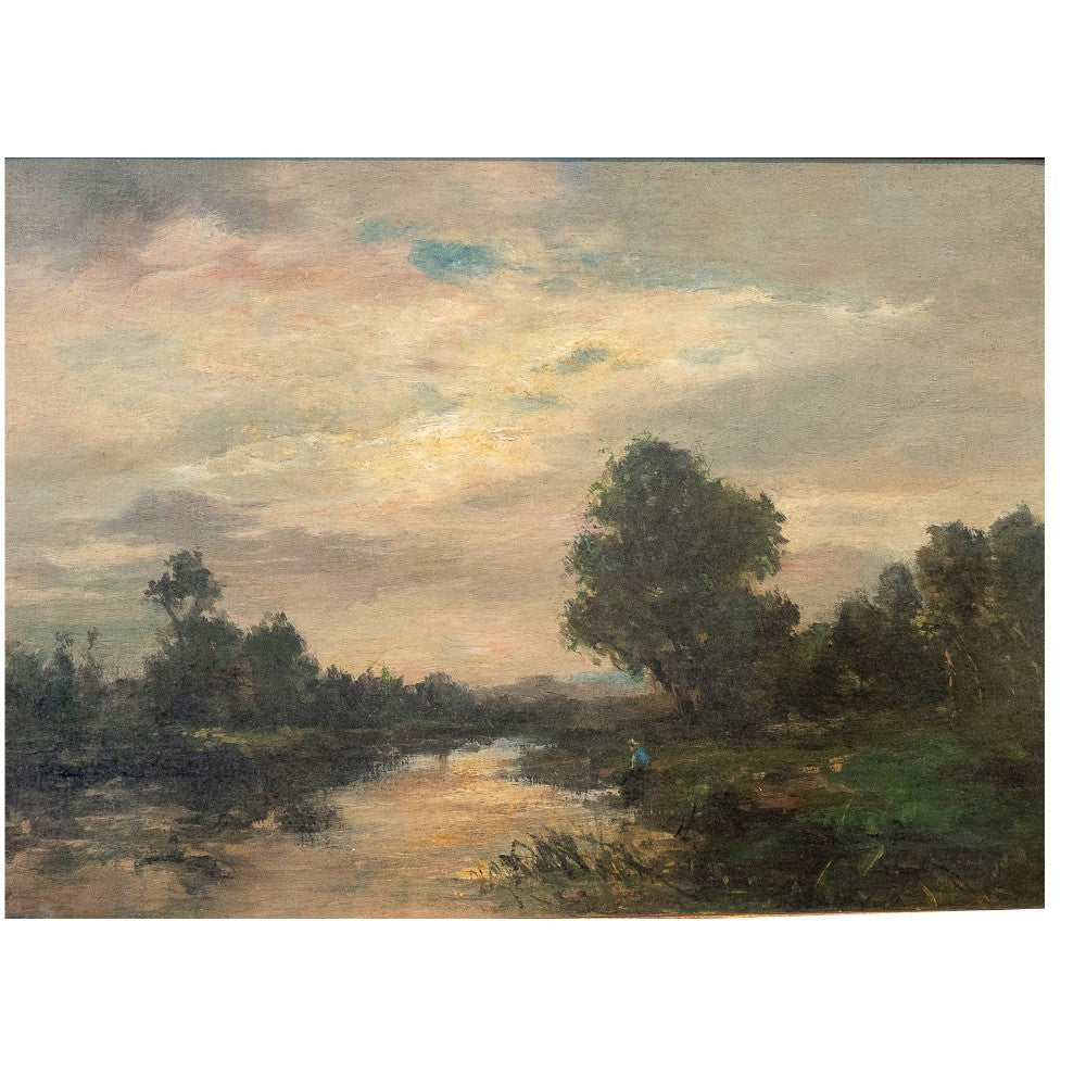 "On the River Oise" by Charles-François Daubigny