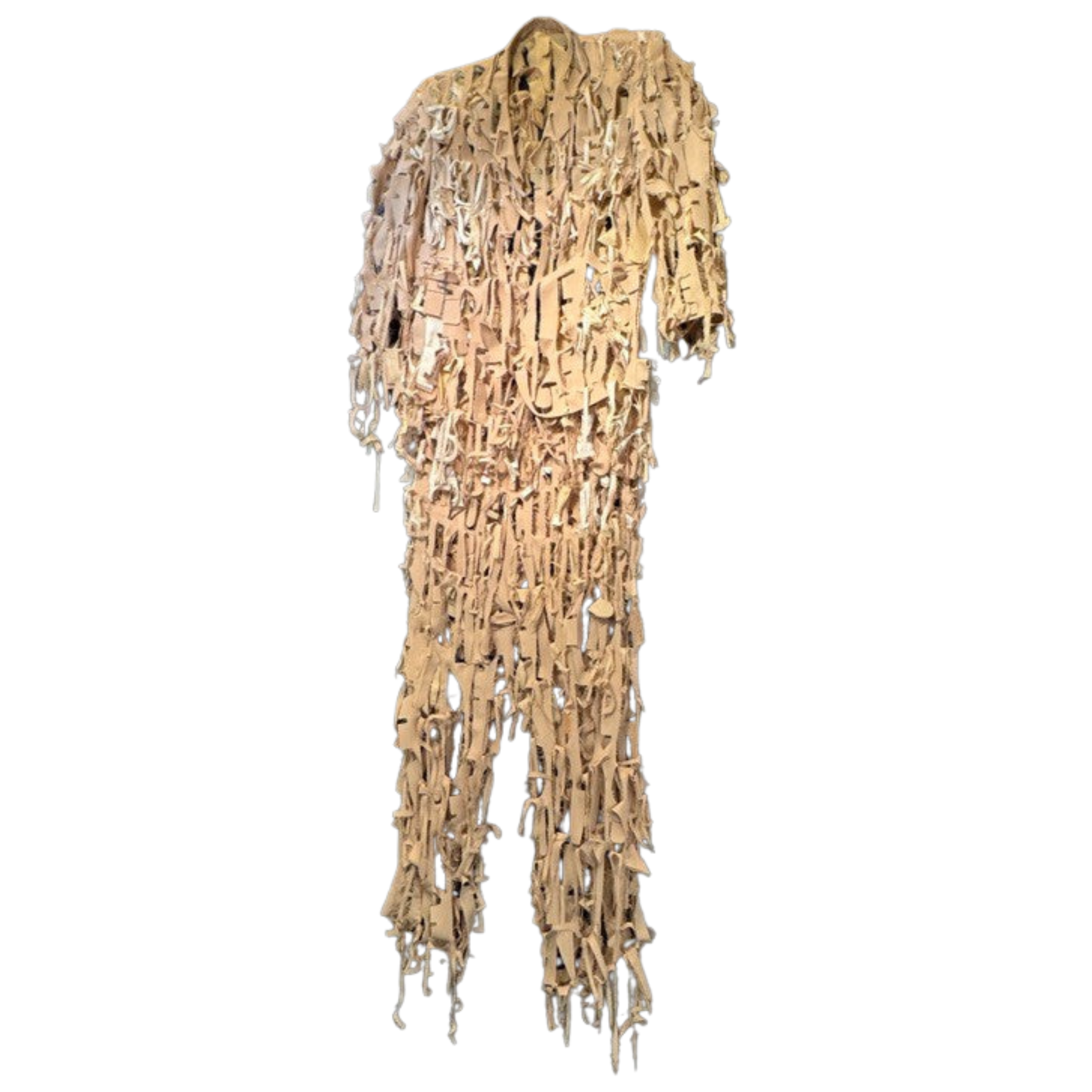 "To Be Alive Is Power" (2006) – Poem Suit Sculpture by Lesley Dill